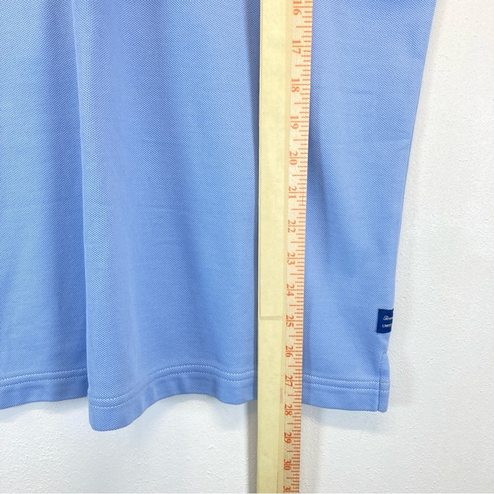 Tommy Bahama Men Polo Shirt M IslandZone Supima Light Blue Cotton Blend Casual - Picture 8 of 16